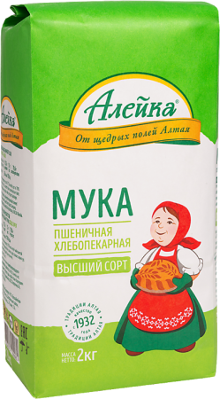 Мука Алейка ф. 2 кг (1*6)